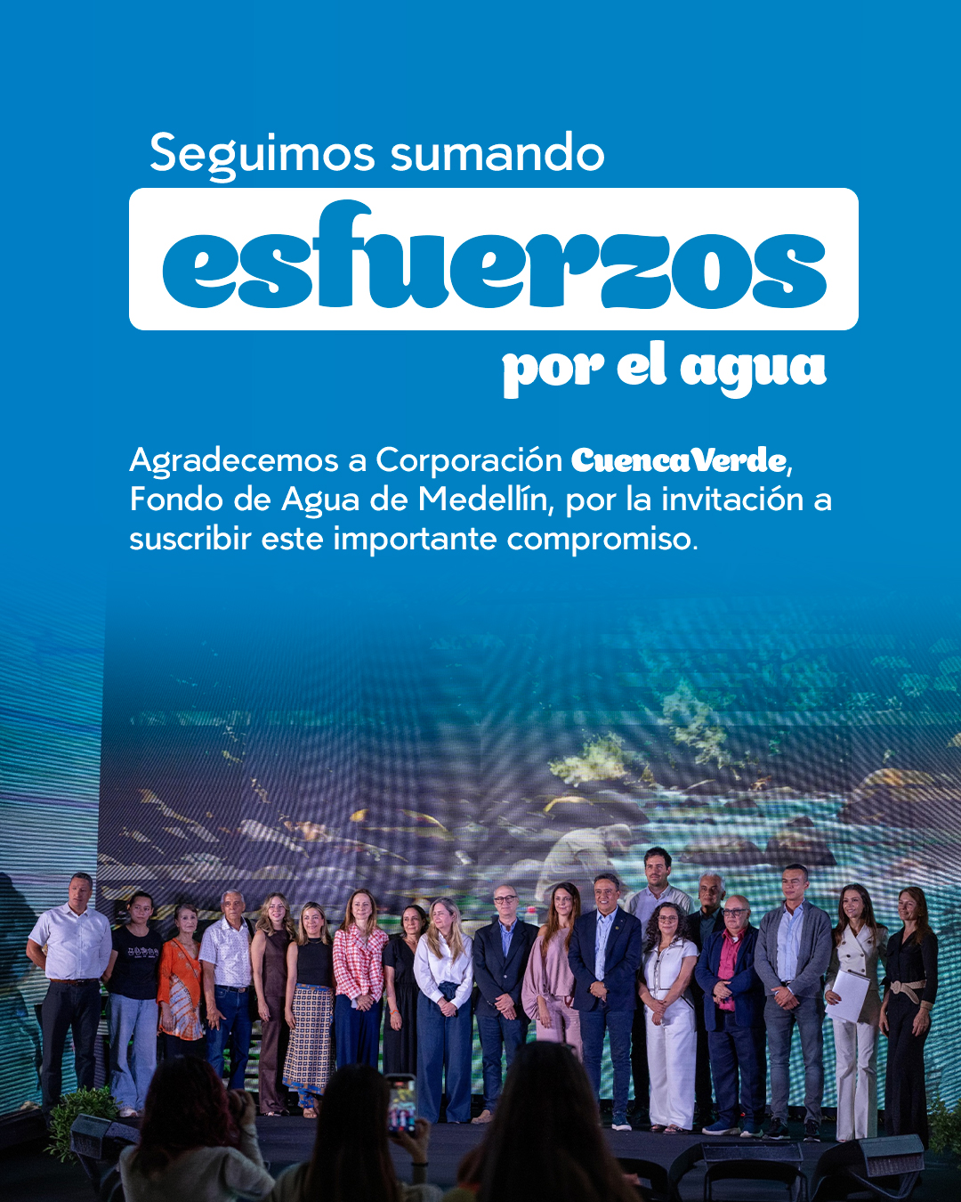 Representantes de la región unidos para fortalecer la seguridad hídrica.